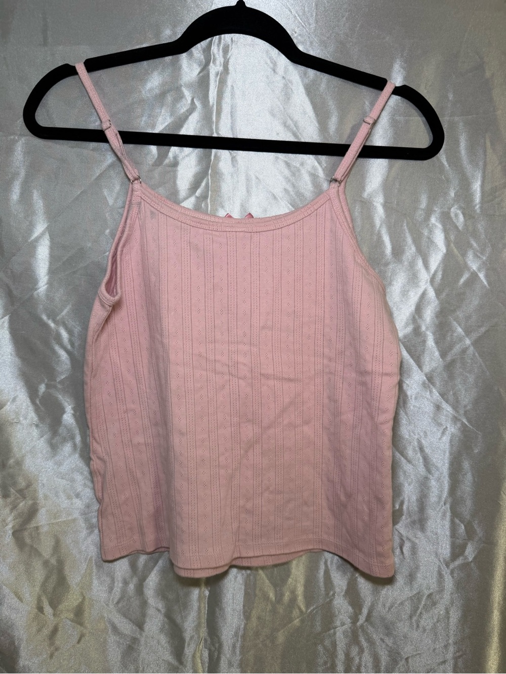Y2K Vibe’n Pink 'Muy Delicioso' Ribbed Cami Tank size XL - Picture 4 of 4
